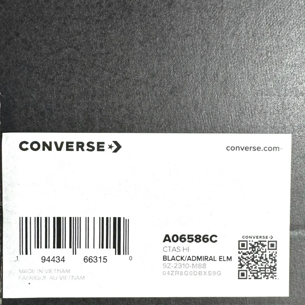 Converse Chuck Taylor Canvas Gray High Sneakers Skate Shoes Men's Size A06586C - Picture 10 of 10